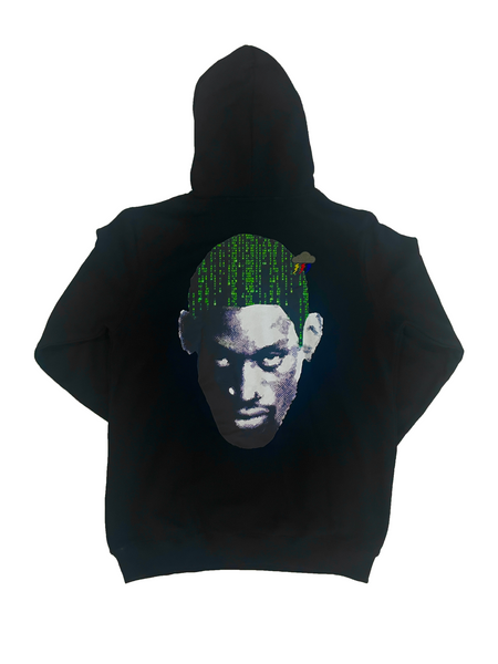 TheDigitalMenace Hoodie. [Vanta Black]